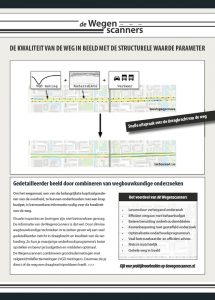 Grafisch ontwerp voor de Wegenscanners